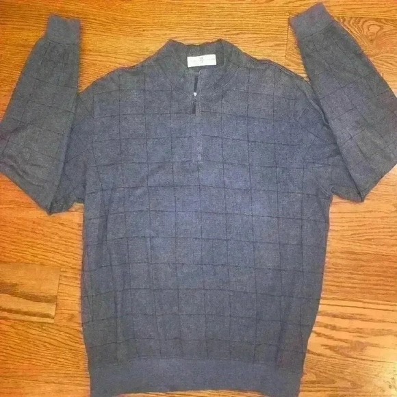 Fairway & Greene quarter zip luxury pullover size Large Pristine - Picture 12 of 12